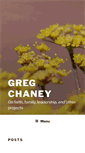 Mobile Screenshot of gregchaney.com